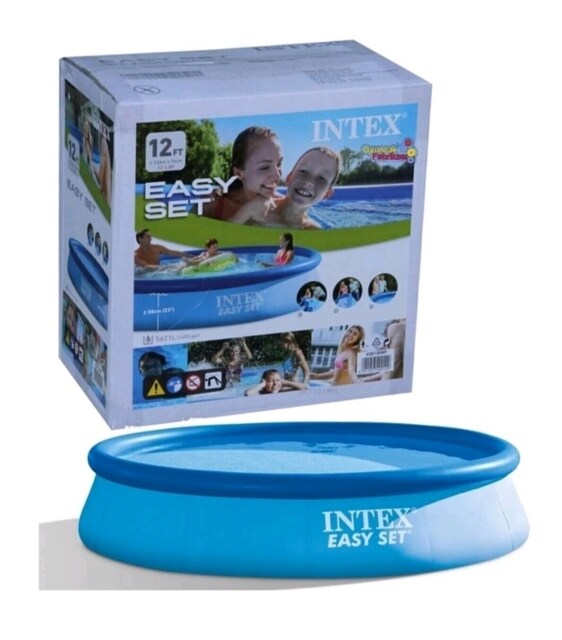 SIFIR KAPALİ Intex 28130 Easy Set 366x77 cm Aile Havuzu