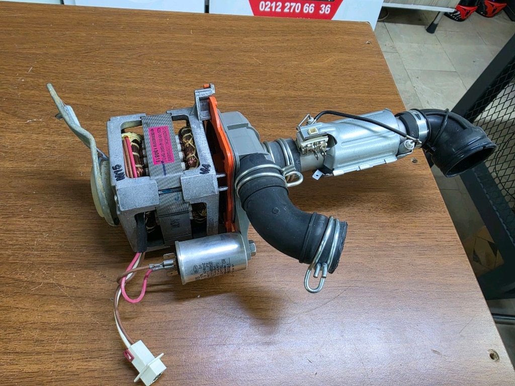 Arçelik 6242 HIT Bulaşık Makinesi Isıtıcılı Yıkama Motoru Pompa Grubu - 12