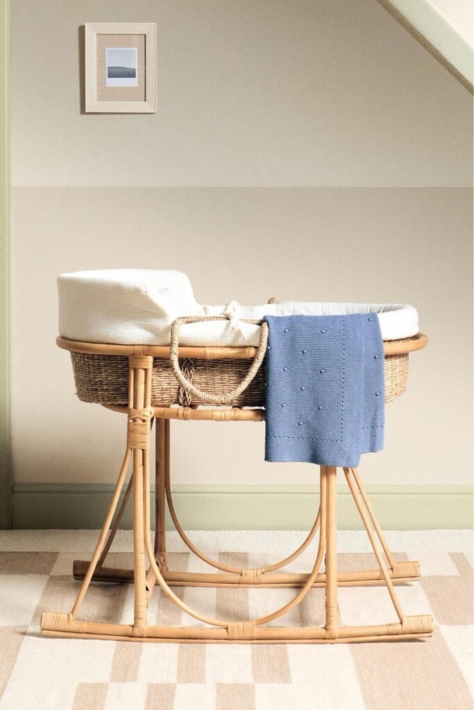 Zara Home Bambu Rattan Beşik Sepet