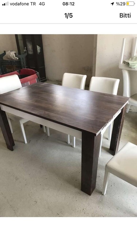 6 kişilik yemek masası - 2