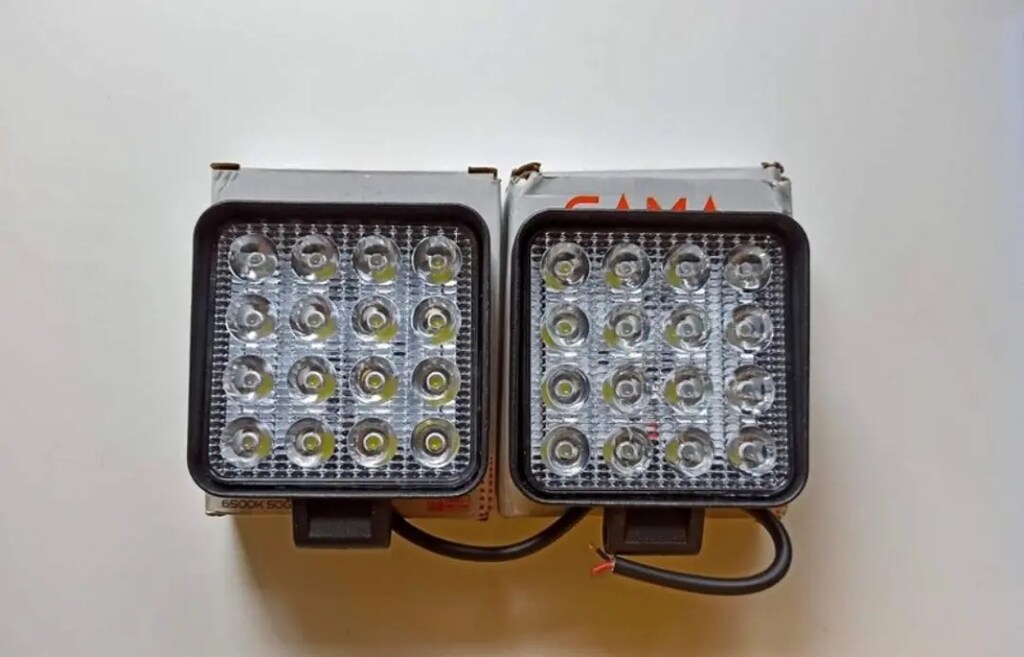 12v Led Far Led Sis Beyaz Işık Tepe Lambası Çalışma Lambası Universal