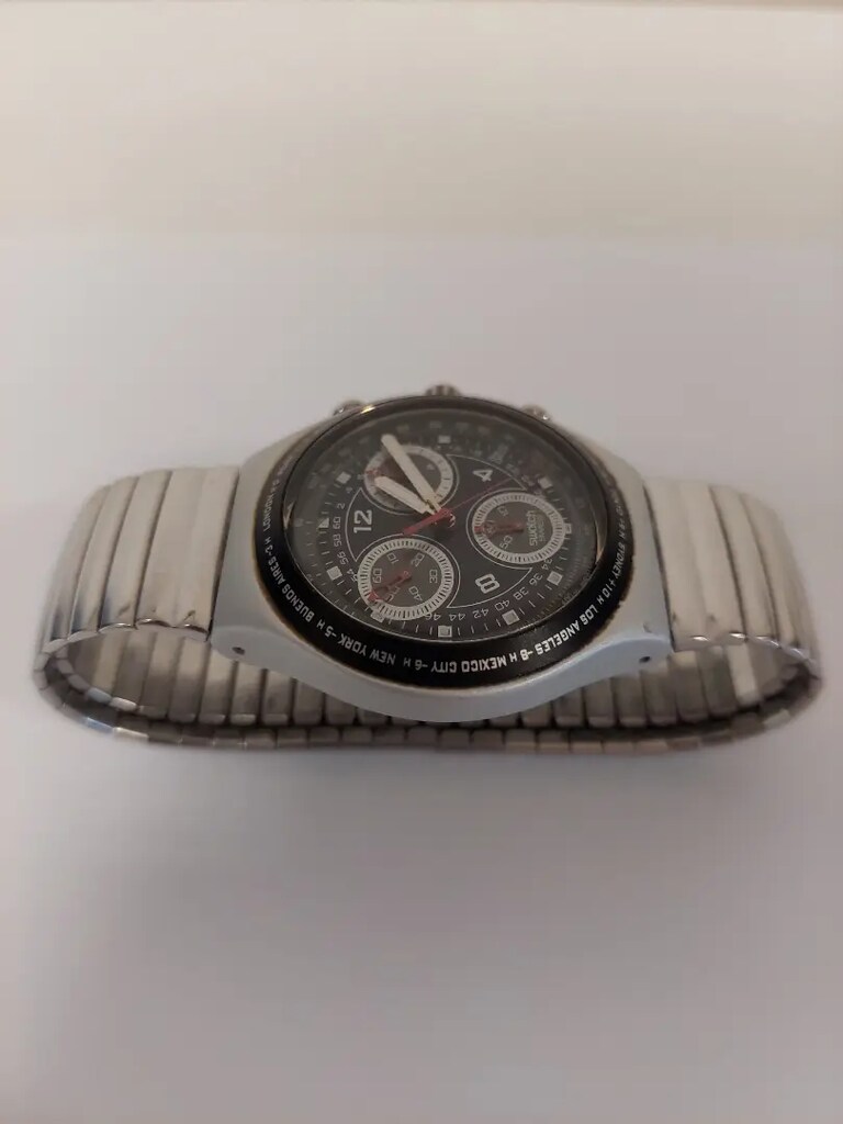 Swatch kol saati (krom yaylı kayış) - 3