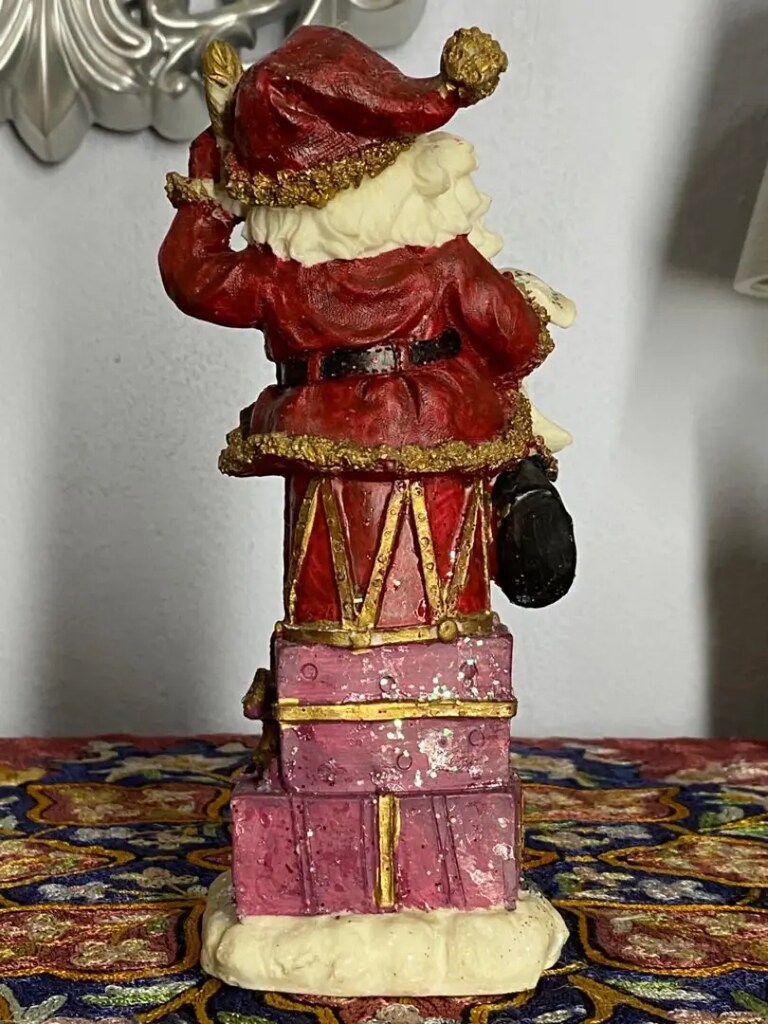 Vintage Noel Baba Biblo ~ Büyük Boy İtalyan - 7