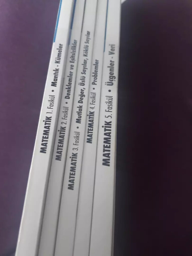 Test kitabı sıfır hiç kullanilmadi set - 4