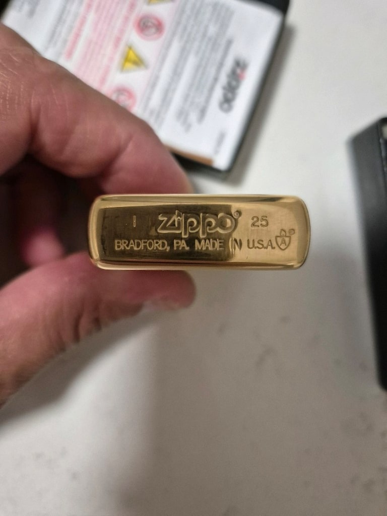 zippo armor gold - 4