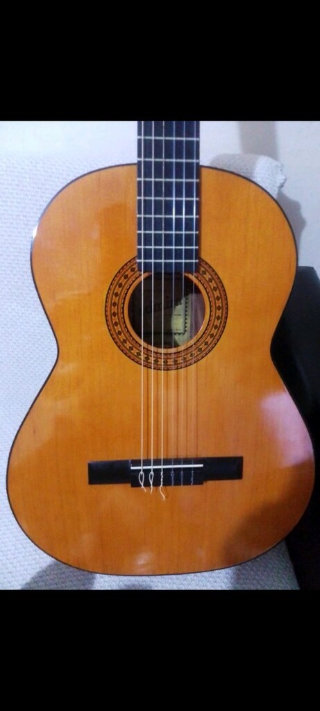 Admira Paloma kalsik gitar kusursuz klavye mükemmel ton İspanya el yap - 2