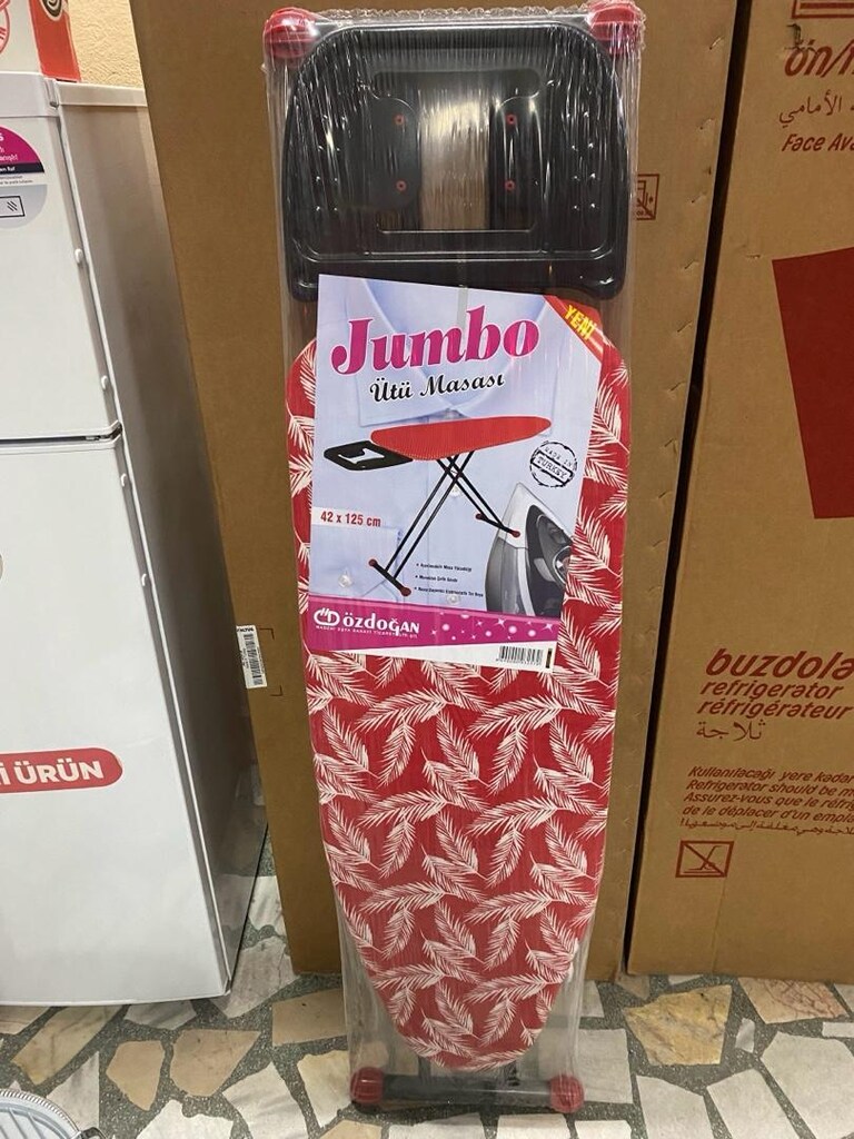 SIFIR JUMBO BÜYÜK BOY ÜTÜ MASASI. 125-42 CM - 2
