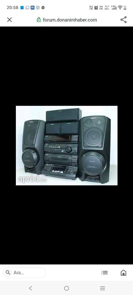 müzik seti sony - 2