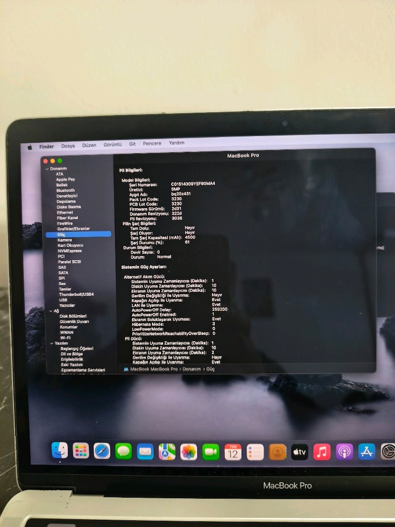 Tertemiz Macbook Pro 2016 Touchbar 256 GB - 7