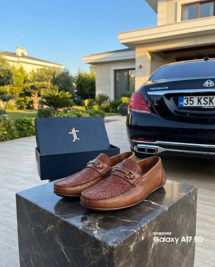 TAMER TANCA ERKEK DERİ LOAFER AYAKKABI ORJİNAL 44 TABA - 3