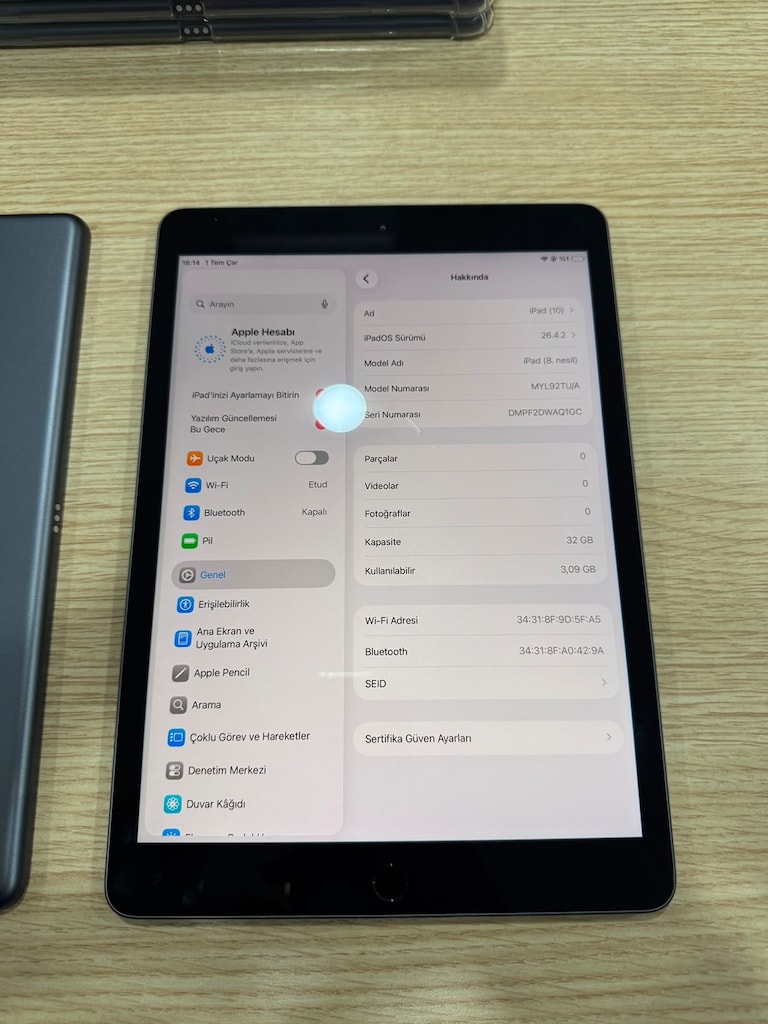 Apple iPad 8. Nesil 32 GB Wi-Fi | Stok: 27 Adet - 4