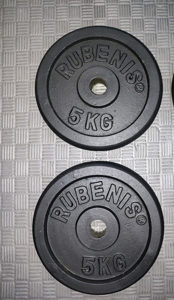 Rubenis 4x5 Kg Demir Döküm Ağırlık - 6