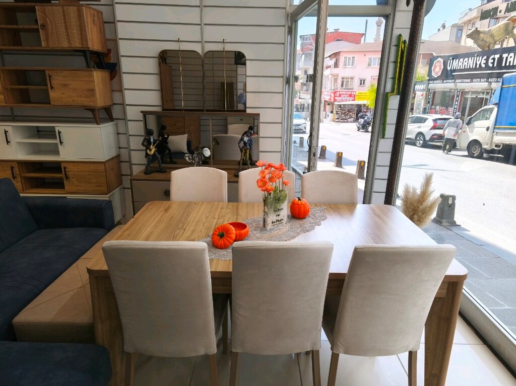 6 kişilik yemek masası - 3