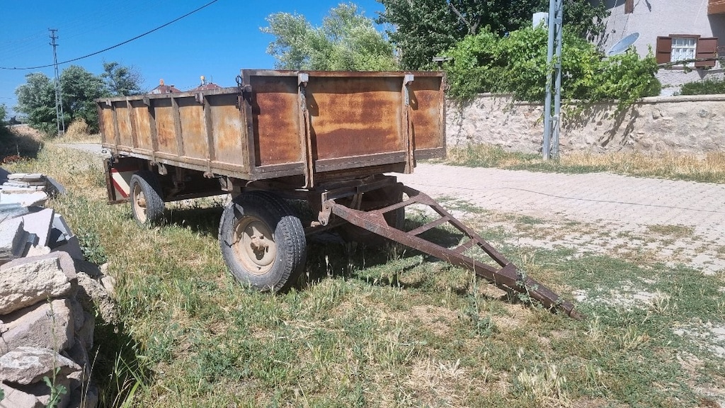Fiat 450 Traktör, Römork, Pulluk, Kazayağı, Patates Ekme Makinesi - 3