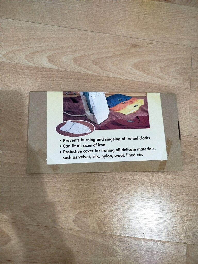 Sıfır kutusunda yurtdışından alındı ütüleme sırasında kumaş koruyucu. - 8