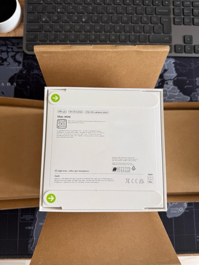 M6 MAC MİNİ SIFIR KAPALI KUTU APPLE TÜRKİYE GARANTİLİ FATURALI - 3