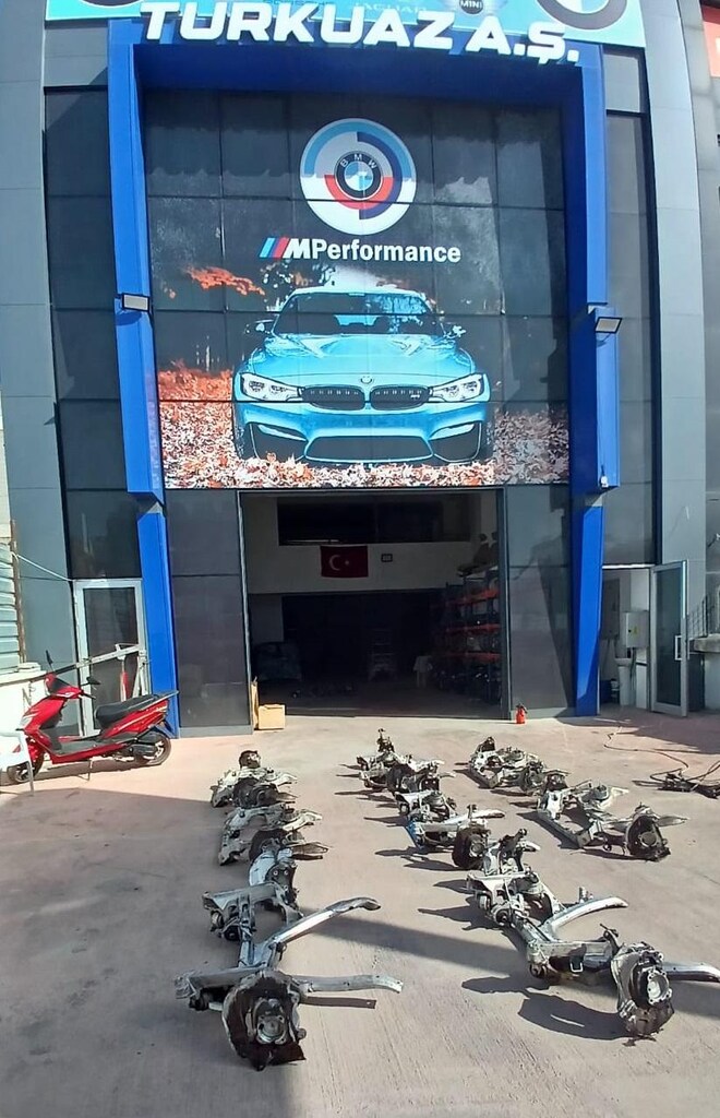 bmw e46 susturucu orjinal - 3