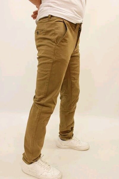 soft kumaş chino pantolon