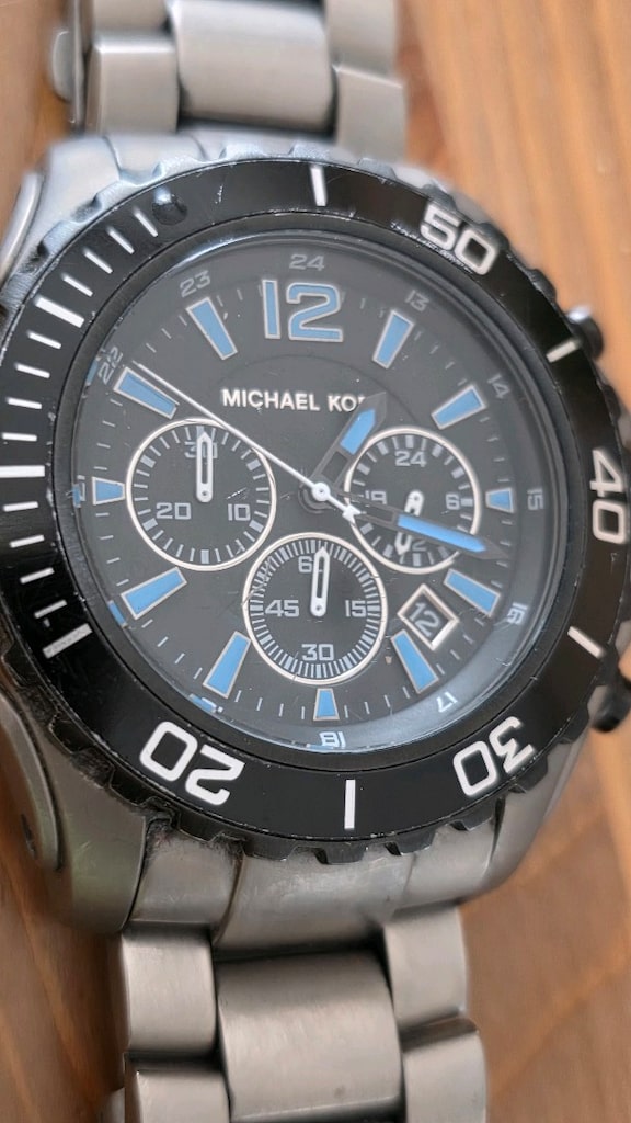 MICHAEL KORS MK-8231 "drake" Titanyum kronometreli kol saati - 4