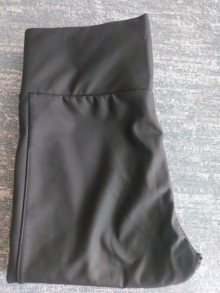 GNG Beli bantlı siyah deri model tayt - 4