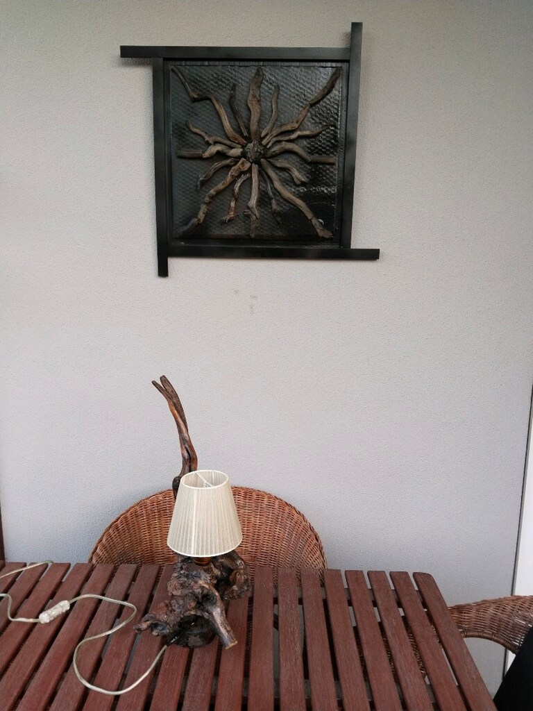 Doğal Obje,Orjinal bir tasarım ABAJUR. - 5