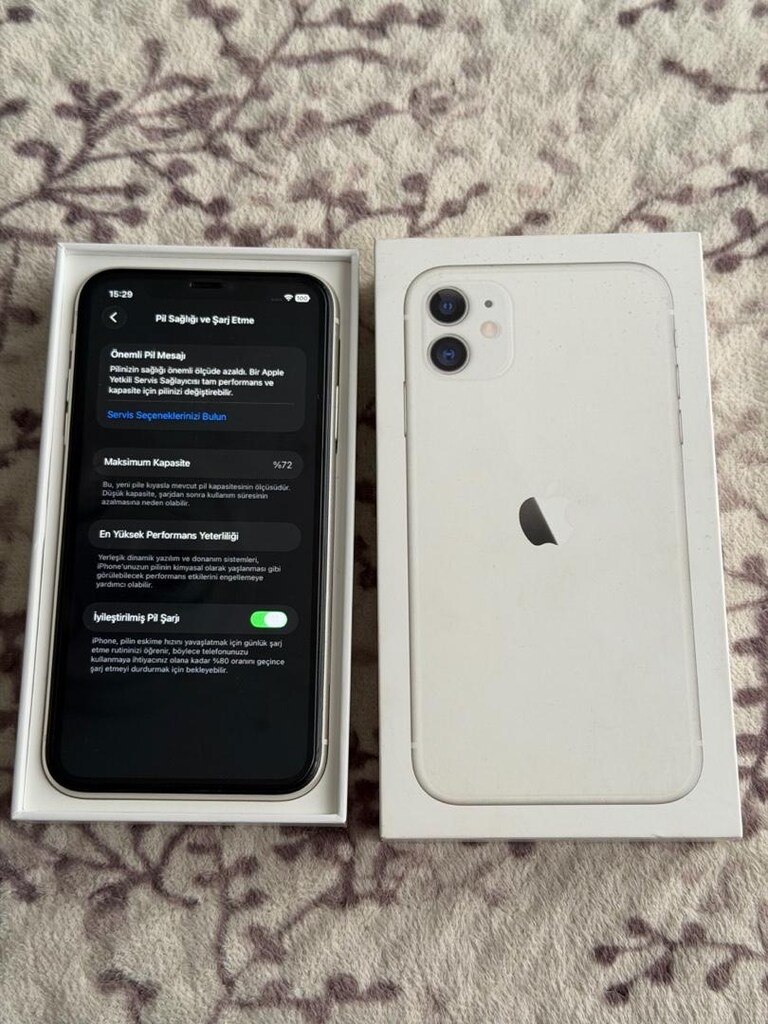 iPhone 11 64GB Kutulu Yurtiçi Değişensiz Çok Temiz - 5
