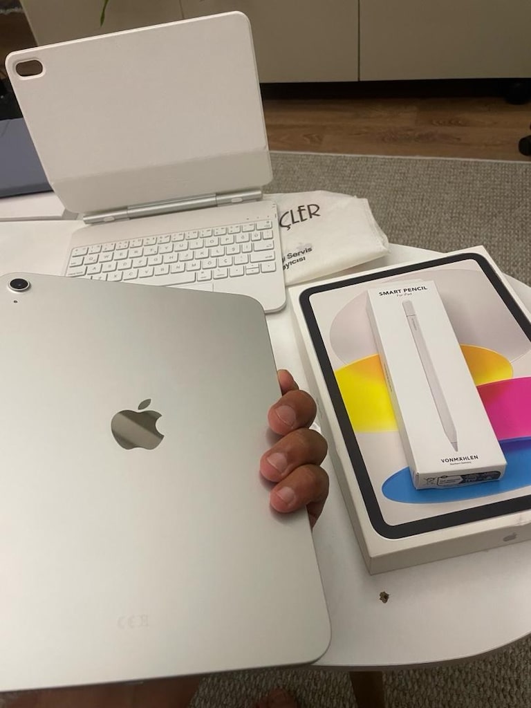 iPad A16 128 GB Wi-Fi 11. nesil Silver – Çok Temiz, Kutulu ve Aksesuar - 8