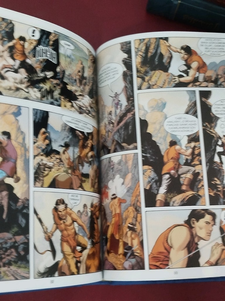 ZAGOR Kökler 1-6 takım, deri cilt, klişeli, ilk iki sayısının baskısı - 4