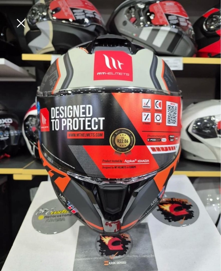 MT Helmets Targo S Ortola 48 GP Replica - L Beden (ECE 22.06) - 2