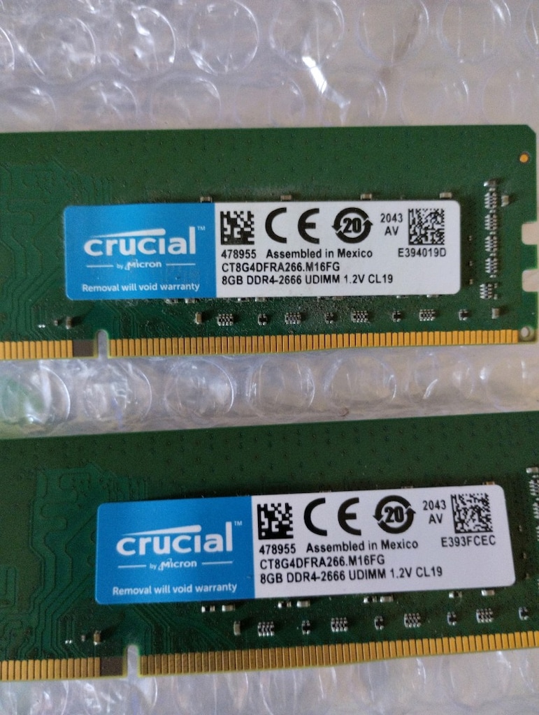 Crucial 16 GB RAM Kit (2x8 GB) DDR4 2666 MHz CL19 1.2V Masaüstü RAM - 2
