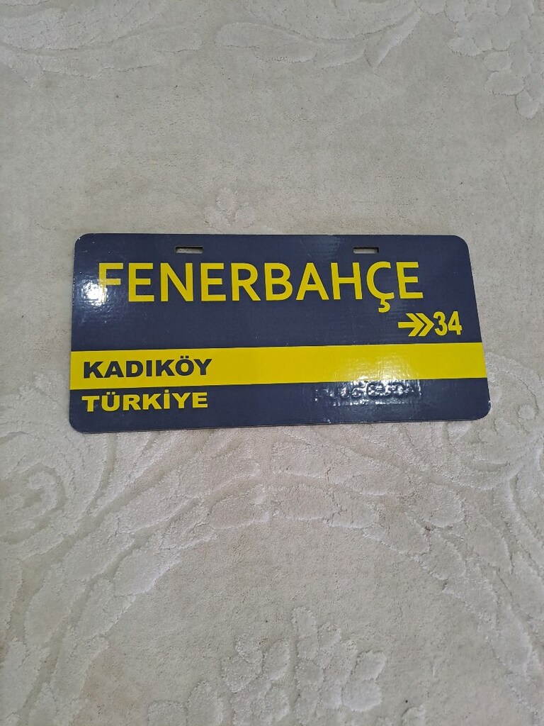Fenerbahçe plaka - 2