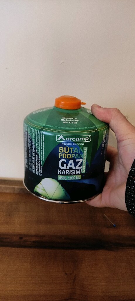 Kamp ocağı kartuşu 450 Gr. - 2