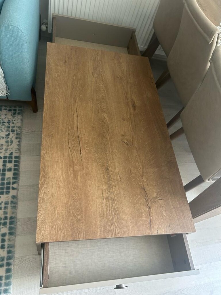 ENZA HOME-MARKA ÜÇLÜ SET-TV ÜNİTESİ/ AYNALI KONSOL/ ORTA SEHPA - 3