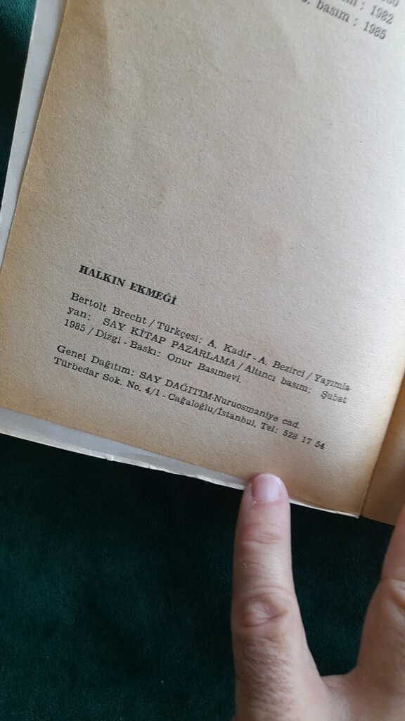 Bertolt Brecht Halkın Ekmeği - 3
