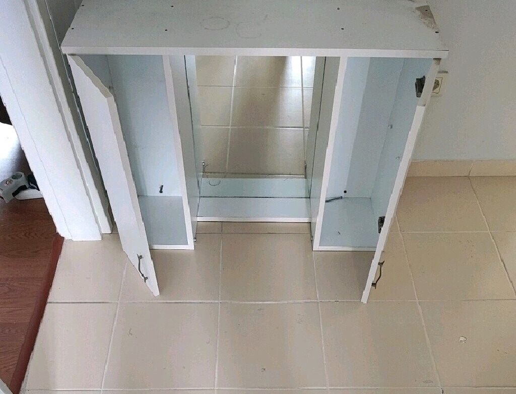 Banyo Seti: Üst Dolap & Ayaklı Lavabo - 8
