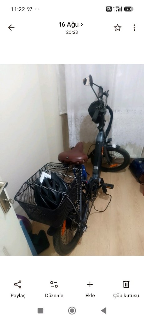 SAHİBİNDEN SIFIR AYARI ALBA FOLDX KATLANIR ELEKTRİKLİ BİSİKLET - 2
