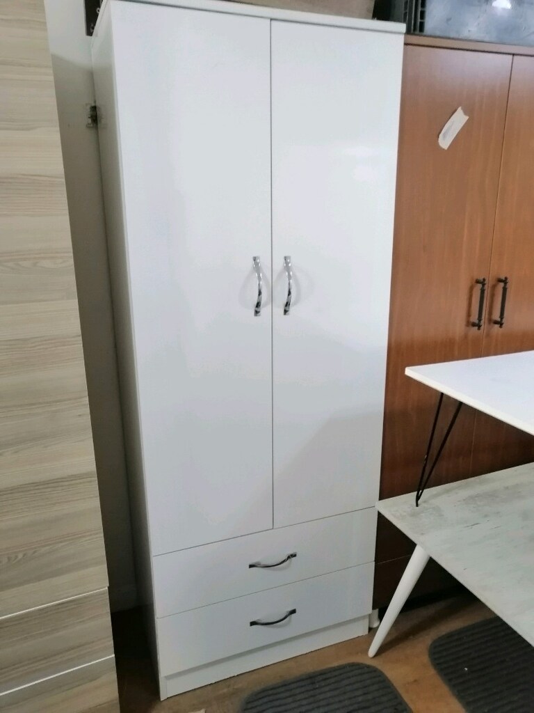 iki kapılı 2 çekmeceli askılıklı gardırop - 5