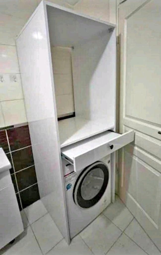 Çamaşır Makinesi Dolabı | Banyo Dolabı | Kurutma Makinesi Üstü Dolap - 2