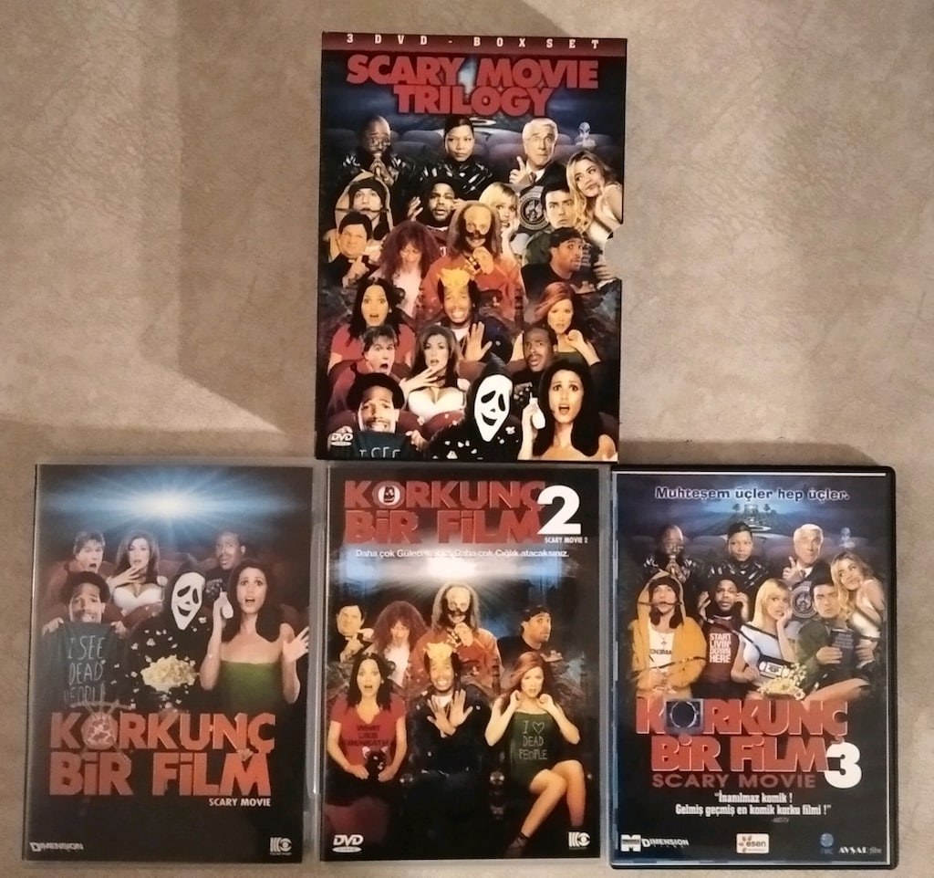 SCARY MOVİE TRILOGY 3 DVD SET - 3