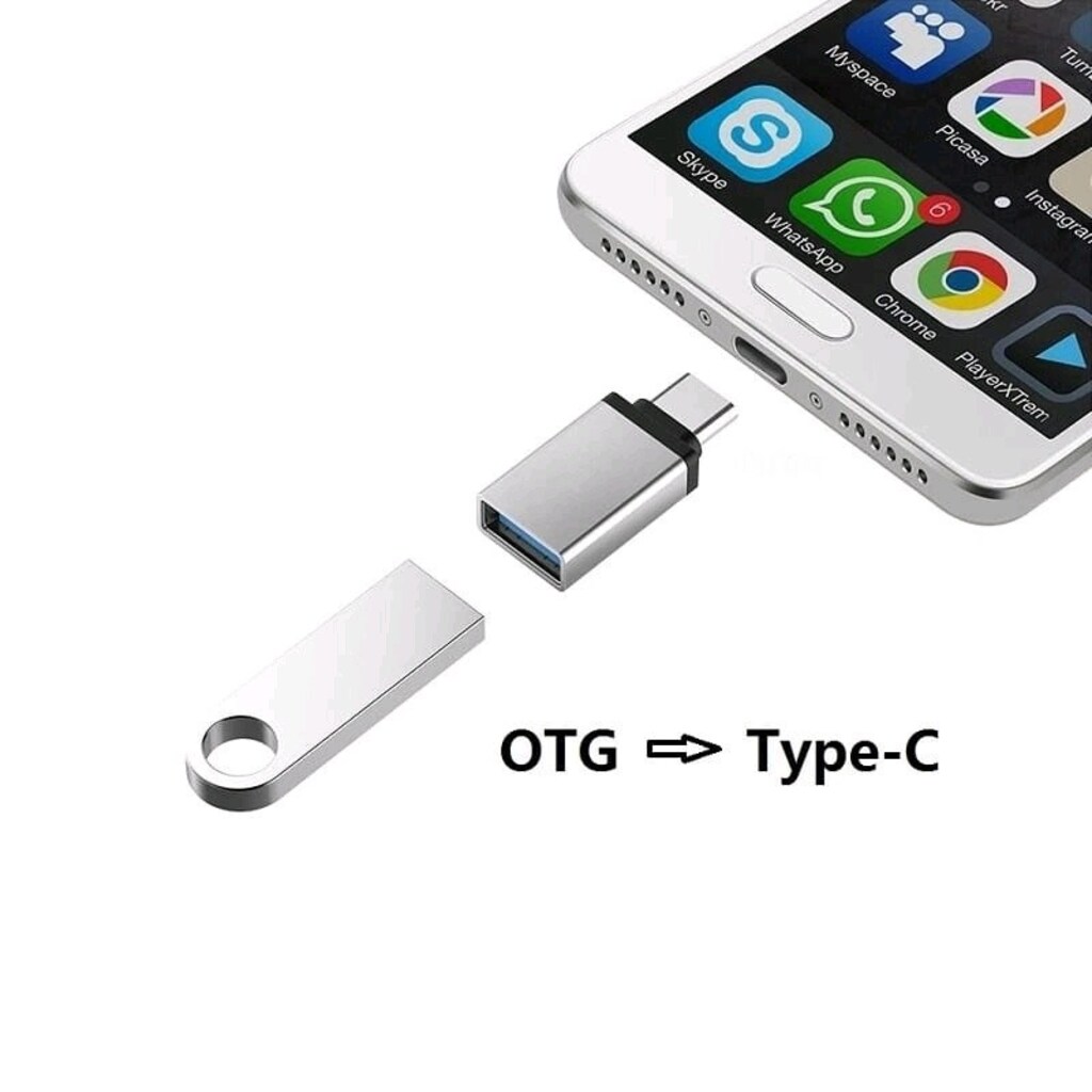 Type-C den Usb 3.1 Dönüştürücü Otg Çevirici Başlık Aparatı Hızlı Veri - 3