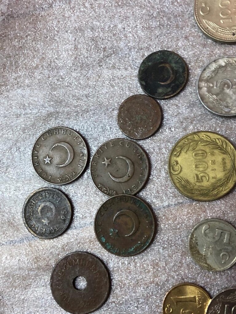 Koleksiyonerler için eski madeni para (Türk Lirası) - 6