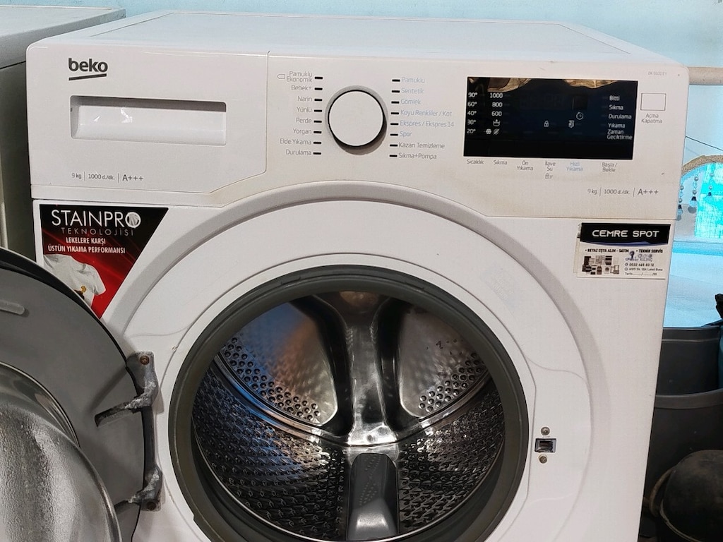 BEKO 9 KG ÇAMAŞIR MAKİNESİ İZMİR İÇİ 3 AY GARANTİMİZ VARDIR - 4