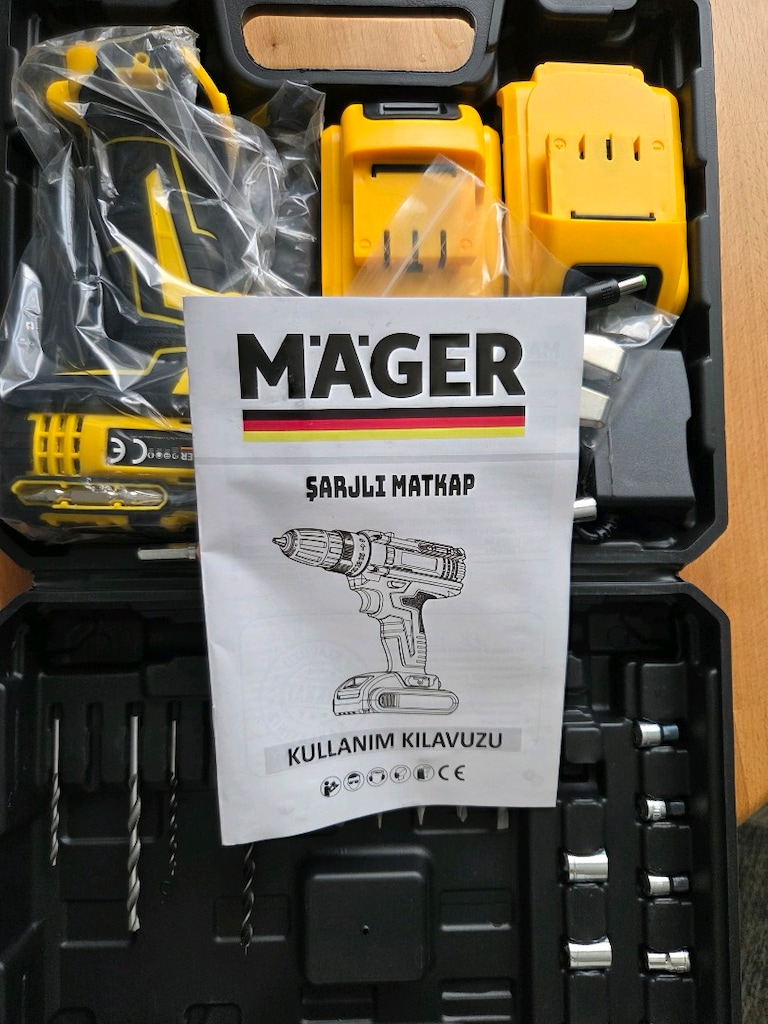 Mager Darbeli Matkap 12 volt - 2