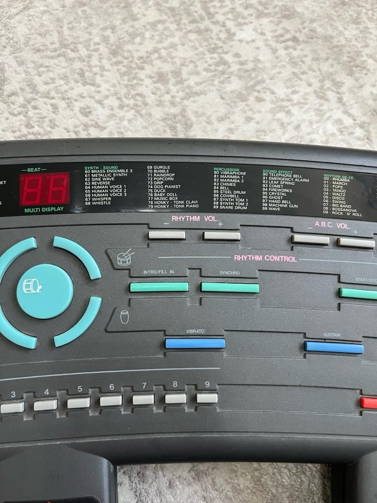 MEDELİ MC-6A Elektronik klavyeli org - 2