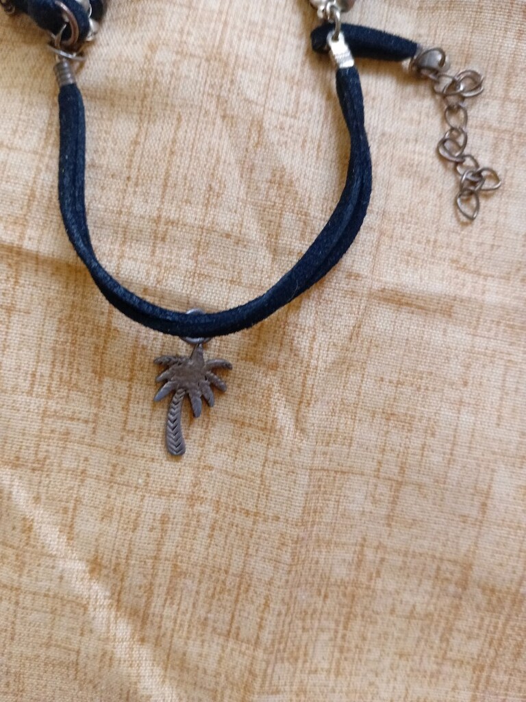 Gümüş palmiye kolye. - 2