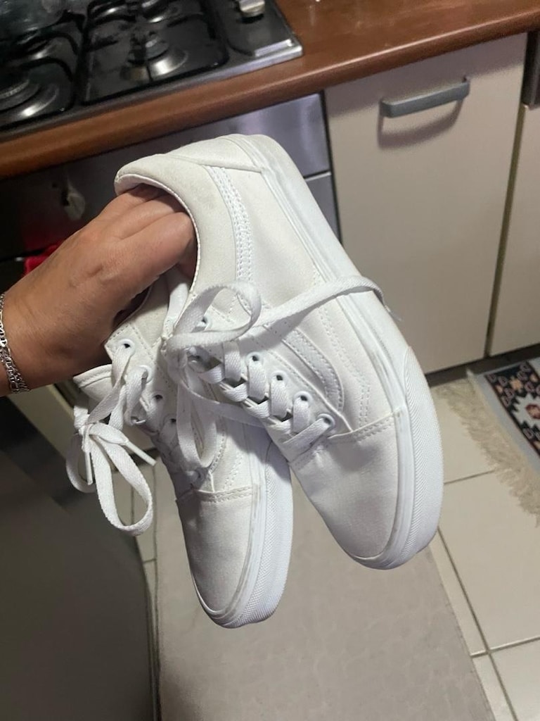 Vans bayan spor ayakkabı yenigibi beyaz 38 numara