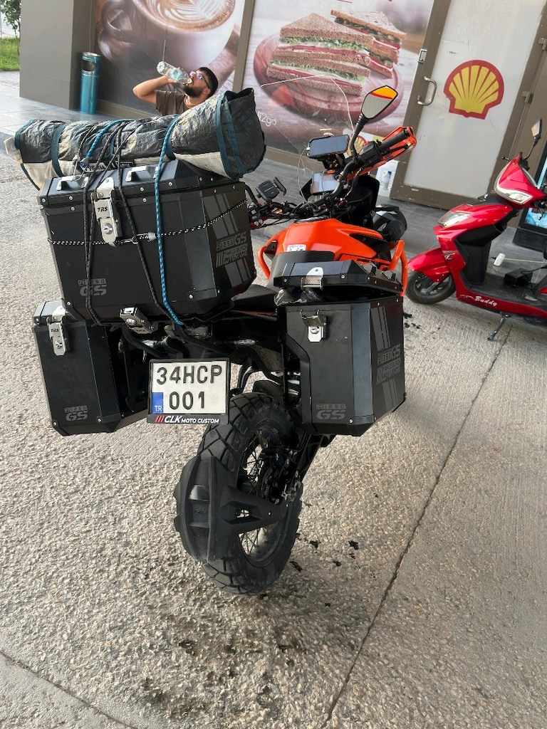 KTM 390 ADVENTURE HATASIZ TEMİZ ÇANTA SET DEMİRLERİ İLE BERABER - 5