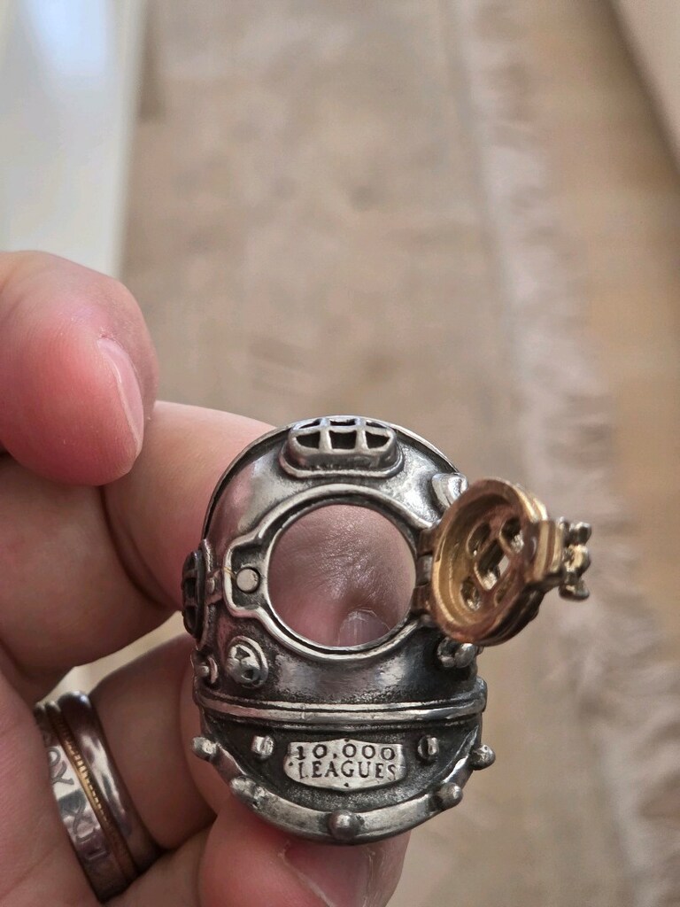 Helmet Dalış Başlığı gotik yüzük. "Alchemy Carta England" - 6