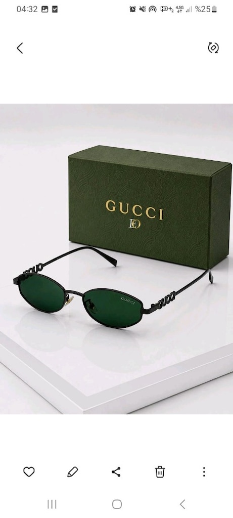 Gucci ithal kadın güneş gözlüğü - 3