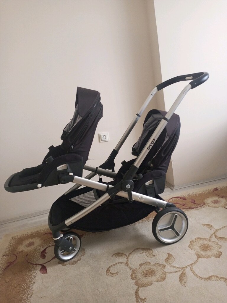 Prego İkiz Bebek Arabası – Çok Temiz Kullanılmış, Sorunsuz ve Kullanış - 14